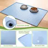 Tapete de Silicona Lavable a Máquina para Comida de Mascotas con Bordes Elevados, Adecuado para Perros Grandes y Hogares con Múltiples Mascotas, Fábrica de Tapetes para Tazones de Perros y Gatos