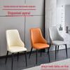 Cadeira de Jantar de Luxo Nórdico Luz Hotel Casa Mesa de Jantar Simples Moderna Cadeira com Encosto Cadeira Minimalista Italiana para Quarto Sala de Jantar