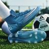 Fábrica de ajuda geração transfronteiriça high-top sapatos de futebol AG spike prego quebrado relva artificial competição treinamento estudantes sneaker