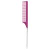 Fábrica em estoque Pente Plano de Plástico Pente de Ponta Fina para Cabelo Pente de Agulha de Aço Pente para Pentear Cabelo Pente de Agulha de Aço Pente com Cauda de Agulha de Aço