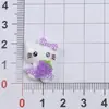 Acessórios de resina DIY de desenho animado, colete fofo, enfeites de gato KT, presilhas de cabelo feitas à mão, chaveiros, materiais de decoração para capa de celular