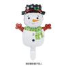 Mini Globo de Papel de Aluminio con Forma de Navidad Papá Noel Árbol de Navidad Muñeco de Nieve Oso Navideño Decoración de Actividad Bola