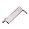 Decoración para el hogar accesorios de ferretería para puertas y ventanas aleación de zinc pestillo automático perno oculto para puerta cortafuegos cerradura de resorte para puerta cortafuegos