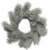 Anillos de Aguja de Pino Simulada de 11 Pulgadas Pe Decoración de Mesa para Bodas en Casa Decoración de Planta Verde Corona Artificial Estilo Nevado Navideño Amazon