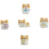 Lindos Accesorios de Resina de Corgi de Dibujos Animados DIY Pegamento de Crema Funda de Teléfono Parche para Pasador Joyería Hecha a Mano Venta al por Mayor