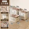 Cesta de Lavandería para el Hogar, Cesta de Almacenamiento para Ropa Sucia, Alta Apariencia, Baño, Cuarto de Ducha, Divisor, Portaropa Móvil, Cesta de Lavado