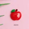 Fruta resinosa aguacate fresa uva accesorios DIY funda de teléfono slime accesorios de barro de cristal