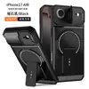 Adequado para Capa de Celular Apple 17Promax, Suporte de Armazenamento Magnético Iphone16, Proteção de Lente 14, Armadura 13