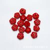 Pulsera de cuentas sueltas con agujero pasante, tallada en arena roja cinabrio de varios estilos, joyería de estilo chino con cuentas, accesorios de bricolaje al por mayor