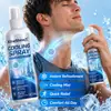 Kineshinex Spray Refrigerante para Exteriores 100ml Refrescante y Enfriador después del Ejercicio, Adecuado para Viajes, Camping, Uso en Coche y Trayectos