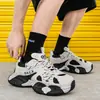 Zapatos de papá de suela gruesa 2026 verano nuevo versión coreana de moda juvenil malla transpirable deportivos casuales zapatillas para correr