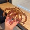 Pinza Grande con Lazo de Resina Elegante Simple para Recoger el Cabello Pinza Shark para el Cabello Horquilla para el Cabello Accesorios para el Cabello Sensación de Alta Gama