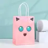 Bolsa de Regalo para el Día del Niño Bolsa de Papel Kraft de Dibujos Animados Bolsa para Llevar Bolsa de Embalaje para Regalo de Fiesta Bolso de Mano