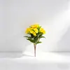 Plataforma Transfronteiriça Mais Vendida Flores Artificiais Phlox, Flores Artificiais Multicoloridas para Decoração, Flores Artificiais para Decoração de Casa e Exterior