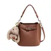 Moda 2026 Primavera Nuevo Bolso Cubo Versátil de Cuero Suave para Mujer, Bolso Cruzado Elegante con Textura de Alta Calidad, Bolso de Hombro para Viajes Diarios
