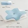 Travesseiro de Espuma de Memória Transfronteiriço para Proteção da Coluna Cervical, Travesseiro Cervical para Dormir, Núcleo de Travesseiro de Rebote Lento, Travesseiro de Memória com Formato Especial, Travesseiro Borboleta para Atacado