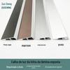 Armário guarda-roupa linha lâmpada shell lâmina lâmpada slot oblíqua luminosa superfície montada lâmpada laminada slot de alumínio kit de perfil de alumínio