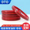 Sellos de aceite de esqueleto de silicona de fluorocarbono industrial, Anillos de sellado de caucho EPDM NBR de tamaño grande en stock