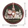 Artículos más vendidos transfronterizos: Falda para Árbol de Navidad, Hombre de Jengibre, Accesorios de Decoración para Fiesta de Escena de Año Nuevo, Decoraciones, Venta Directa del Fabricante