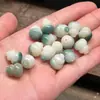 Raíz de Bodhi Natural Verde Degradado Calabaza de Bodhi Accesorios para Cuentas Budistas DIY Cadena para Teléfono Móvil Pulsera Colgante Bolso