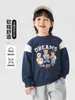 Moletom Crewneck Europeu Masculino 2026 Outono Nova Chegada Top Crianças Bebê Criança Pequena Estilo Primavera e Outono Roupa Infantil Tendência