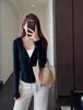 Sensação preguiçosa e relaxada Moletom com capuz casual que rejuvenesce Jaqueta modeladora Top feminino 2026 Outono/Inverno Novo H091915