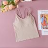 Nuevo Sujetador Base de Ropa Interior Fina Versátil Chaleco Deportivo Sin Costuras a Prueba de Impactos Push-Up Sujetador de Espalda Fija