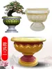 Molde de vaso de flor de cimento redondo estilo europeu espessado para bonsai molde de concreto moldado in loco modelo de plástico molde de coluna romana