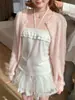 Nuevo cárdigan de punto gofrado estilo coreano para mujer, primavera 2026, top suelto versátil de moda casual