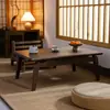 Mesa de chá tatami em madeira maciça, mesa de janela de canto em madeira de olmo antigo, mesa simples para varanda, mesa baixa kang, mesa pequena, mesa de chá baixa para casa de hóspedes