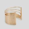 Pulsera Metálica Hueca Abierta de Venta Caliente Transfronteriza Nicho de Lujo Ligero Estilo Ins Pulsera Exagerada
