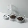 Comedero Doble Automático para Perros y Gatos, Dispensador de Agua para Mascotas, Plato para Gatos, Plato para Perros, Suministros para Gatos, Dispensador de Agua