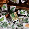 Livro de Adesivos Infeelme, Série Flor Bebida, Lindos Materiais de Decoração para Diário com Flores e Borboletas, 50 Folhas Incluídas