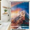 Cortina divisoria con impresión digital, venta al por mayor, cortina de ducha europea y americana, cortina de baño personalizable, cortina de baño impermeable, cortina de bloqueo