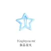 Presilha de Cabelo Estrela Dopamina Y2K Estrela Colorida de Cinco Pontas Bb Clip Doce Menina Cool Presilha de Cabelo Infantil Presilha para Franja Presilha para Cabelo Quebrado