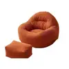 Sofá Perezoso de Celebridad de Internet de Venta Caliente Sofá Individual de Ocio para Balcón Bolsa de Frijol para Sala de Estar Casa para Perros Humana Cama para Hogar de Apartamento Pequeño