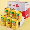 Pêssegos Amarelos em Conserva Especialidade Dangshan 12 Latas Salada de Frutas Frescas Mistura de Calda Panificação Catering Caixa Completa