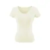 Conjunto de Verano para Mujer de Punto Rosa Hueco con Mangas Cortas, Camiseta de Hombro Normal, Corte Ajustado, Favorecedor, Top con Cuello en V Estilo Coreano