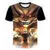 AliExpress Naruto verano para hombre y mujer nueva camiseta de manga corta venta al por mayor de fábrica camiseta 3D para niños suministro directo transfronterizo