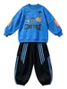 Conjunto de roupa de primavera e outono para meninos, conjunto casual de duas peças com moletom infantil, nova coleção de primavera 2026, calça esportiva legal e estilosa para bebês