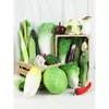 Modelo de vegetal de simulação PU pimenta alface repolho chinês berinjela cebola cogumelo brócolis modelo de adereços decoração de sala
