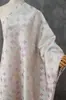 Nuevo brocado Song de imitación estilo chino con motivos de ciervo y loto, elegante tela jacquard para cheongsams, faldas de crin de caballo y ropa estilo Tang, y tela para cojines teñida en hilo