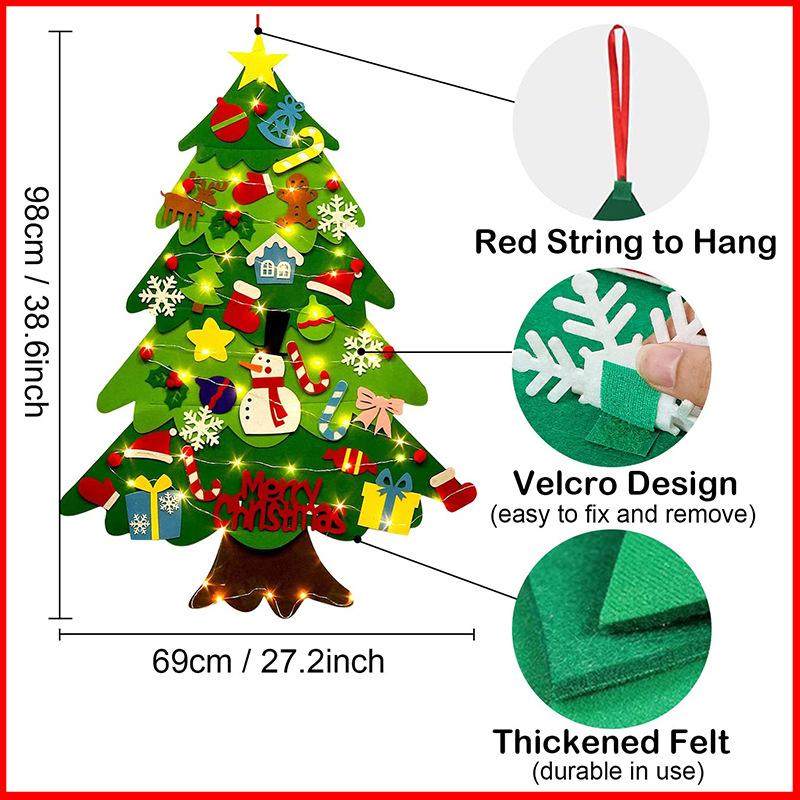 毛毡圣诞树