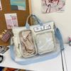 Bolsa de Dor de Menina Fofa Japonesa Versão Coreana Mochila de Sala de Aula para Aluna do Ensino Fundamental Bolsa Feminina Mochila de Viagem de Grande Capacidade