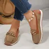 Nuevos Mocasines Retro Franceses de Gran Tamaño para Mujer Otoño 2026, Estilo Suave, Zapatos Individuales Versátiles de Moda Casual