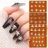 Accesorios para Uñas de Aleación con Forma de Corazón Transfronterizos Cross Planet Saturno Uñas Portátiles Decoración de Uñas Metal DIY Accesorios
