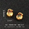 Acessórios Banhados a Ouro em Prata 925, Pingente de Elefante Deus com Esmalte Azul, Pulseira de Contas Artesanal DIY, Pulseira Trançada, Colar, Acessórios de Joias