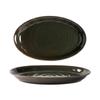 Plato Plano de Cerámica Esmaltada Color Musgo Creativo Retro Americano Vajilla Taza de Café para Bistec Occidental Tazas para Arte Latte Cuencos y Platos de Alto Valor