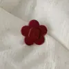 Pinza para el pelo con forma de lazo de flor de acetato, estilo idéntico al de una bloguera coreana, pinza de pico de pato, de aspecto elegante, linda, versátil, para flequillo