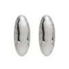 E14384 Pendientes Geométricos Exagerados de Nuevo Estilo Personalizados de Moda Textura Metálica Pendientes Versátiles de Lujo Ligero